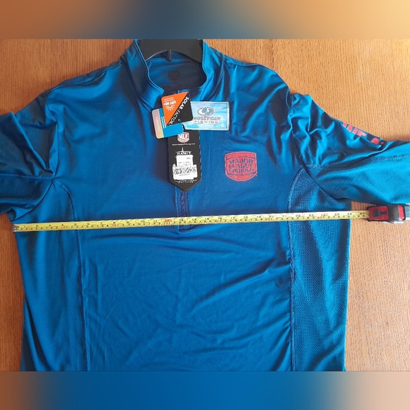 - Major League Fishing MLF Long Sleeve 1/4 Zip Performance Layer Habit Siz… - Picture 3 of 16